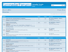 Tablet Screenshot of forums.sennadar.com